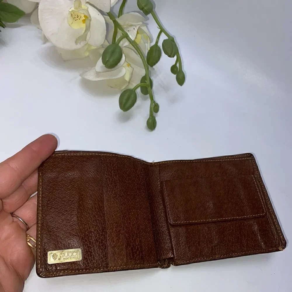 Authentic GUCCi Mens Leather Bifold Wallet